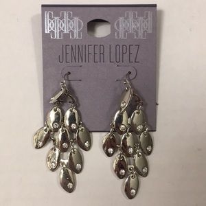 Jennifer Lopez Silver Earrings